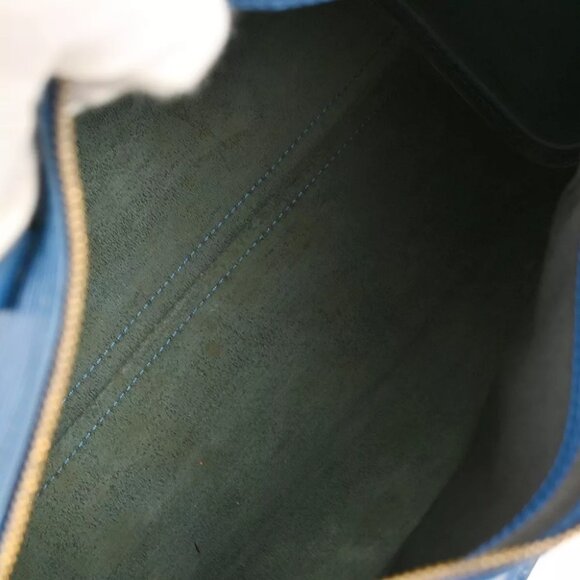 Louis Vuitton Blue Epi Speedy 30 Handbag - Picture 3 of 10